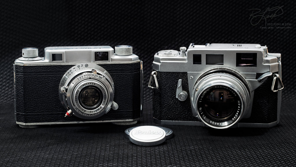 Konica I and Konica IIIA Rangefinder Cameras