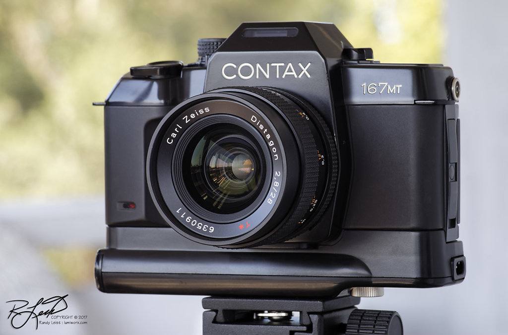 Contax 167MT + P-5 w/Carl Zeiss Distagon 28mm f/2.8